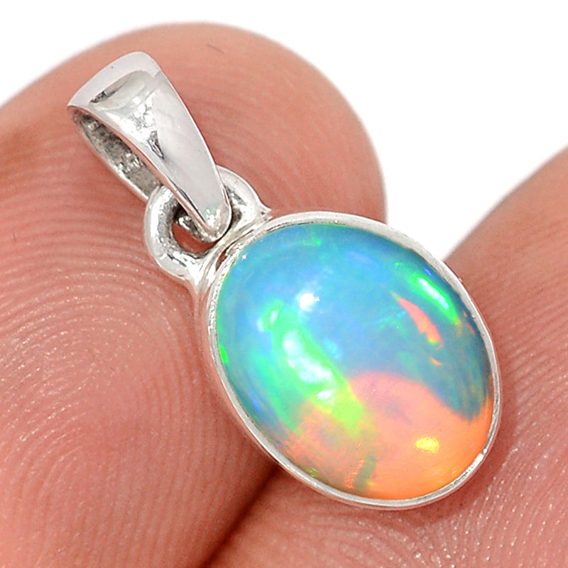 0.7" Ethiopian Opal Pendants - ETOP25