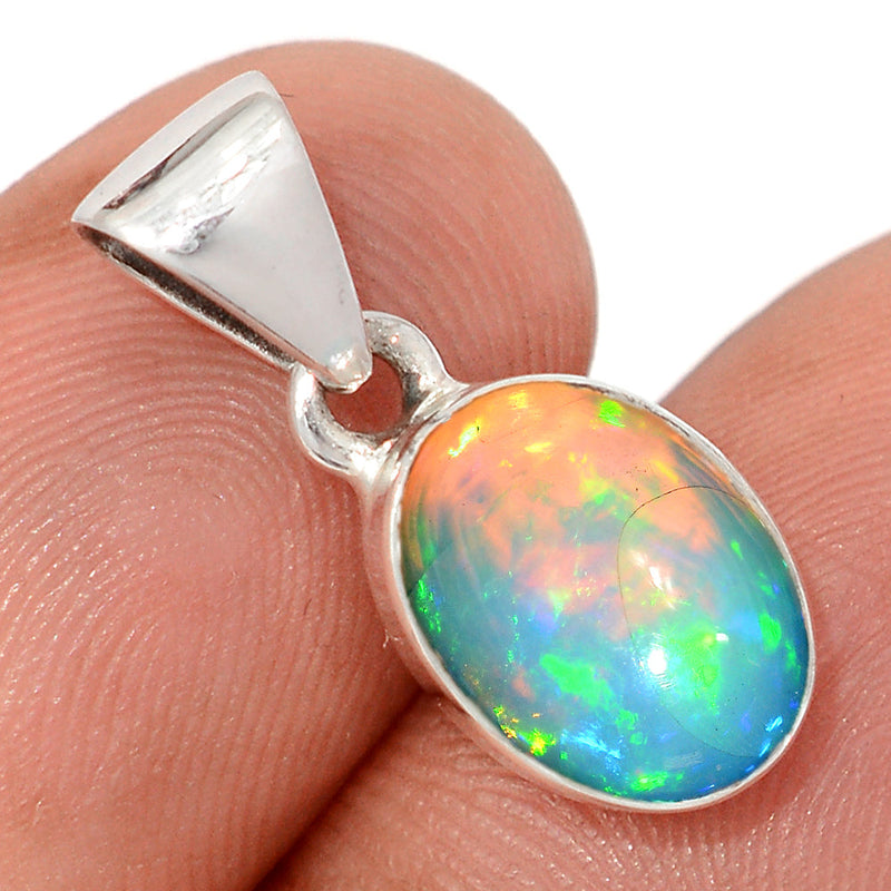 0.8" Ethiopian Opal Pendants - ETOP28