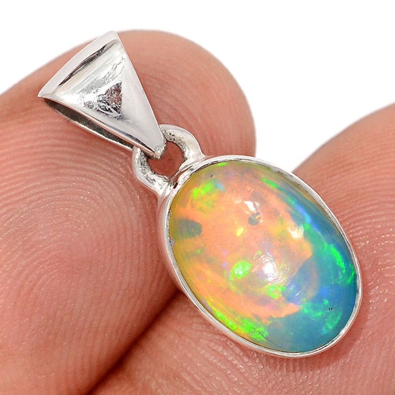 0.8" Ethiopian Opal Pendants - ETOP40
