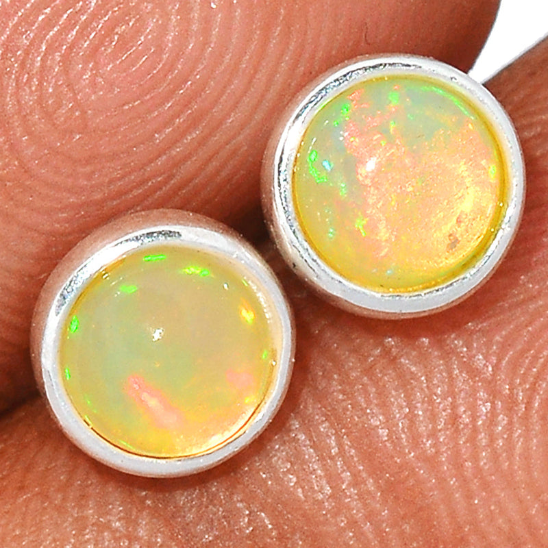 Ethiopian Opal Studs - ETOS396