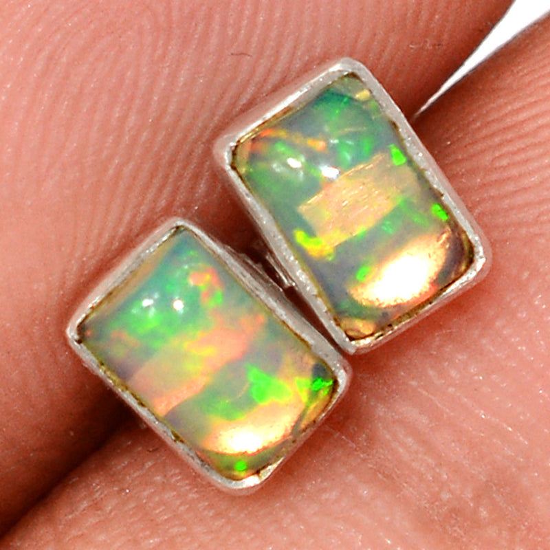 Ethiopian Opal Studs - ETOS453