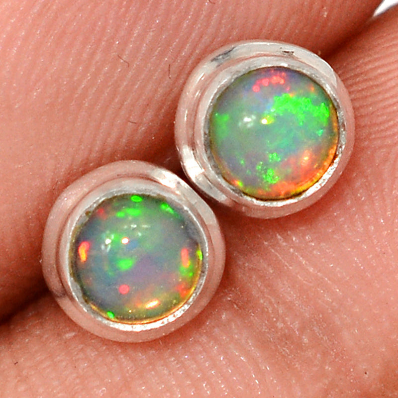 Ethiopian Opal Studs - ETOS461