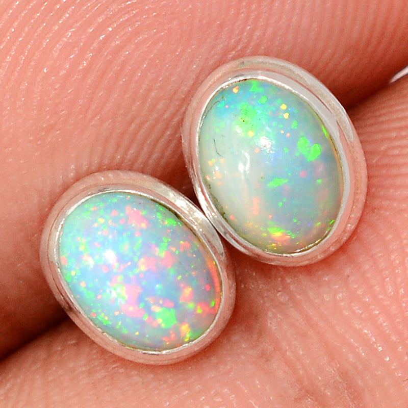 Ethiopian Opal Studs - ETOS486