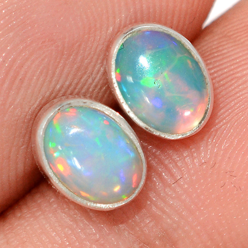 Ethiopian Opal Studs - ETOS499
