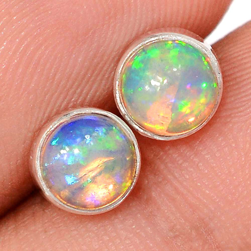Ethiopian Opal Studs - ETOS523