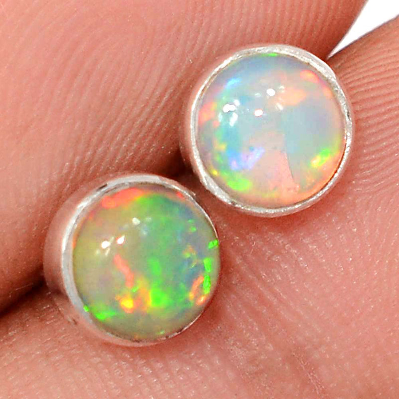 Ethiopian Opal Studs - ETOS529