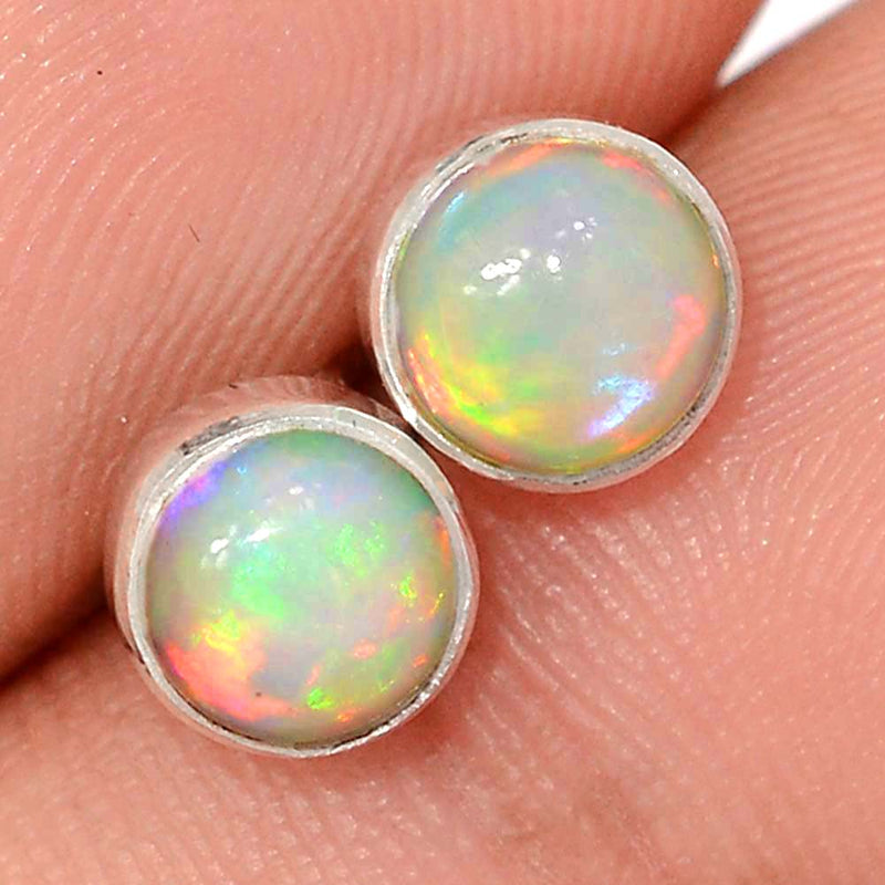 Ethiopian Opal Studs - ETOS533
