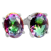 7*9 MM Oval - Mystic Topaz Earrings - MTE7