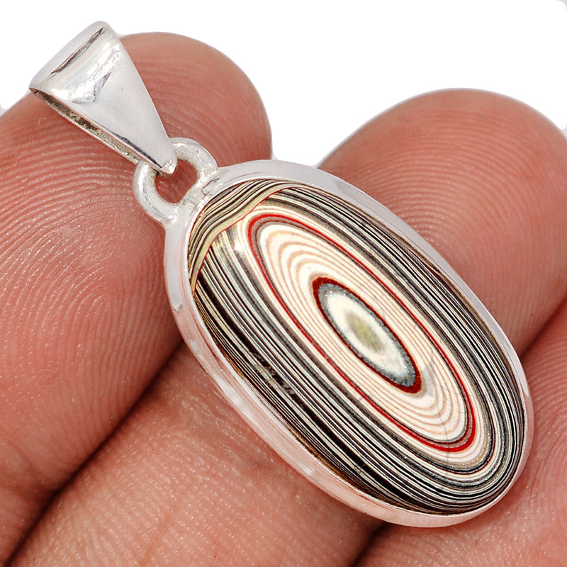 1.5" Fordite Detroit Agate Pendants - FDAP526