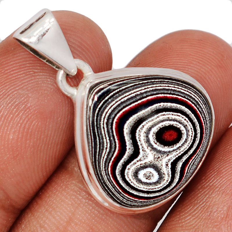 1.2" Fordite Detroit Agate Pendants - FDAP527