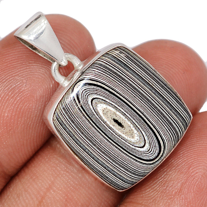 1.2" Fordite Detroit Agate Pendants - FDAP528