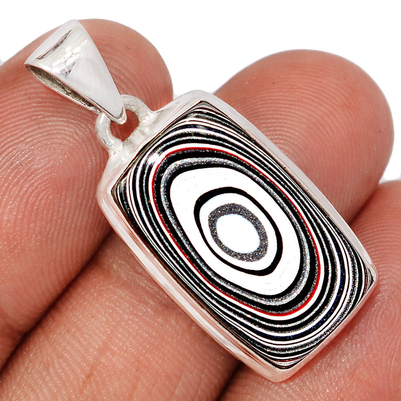 1.3" Fordite Detroit Agate Pendants - FDAP540