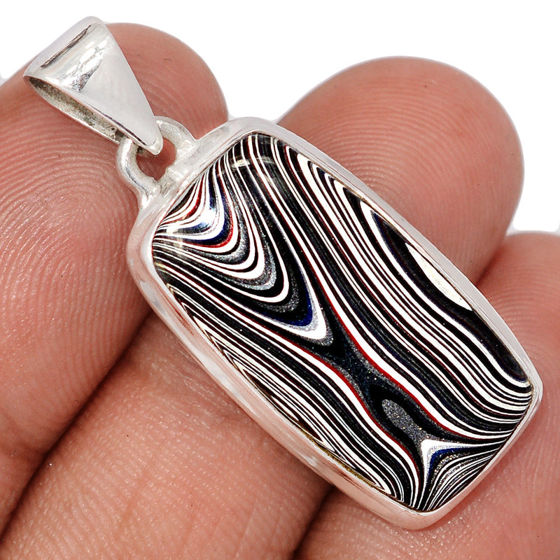 1.5" Fordite Detroit Agate Pendants - FDAP548