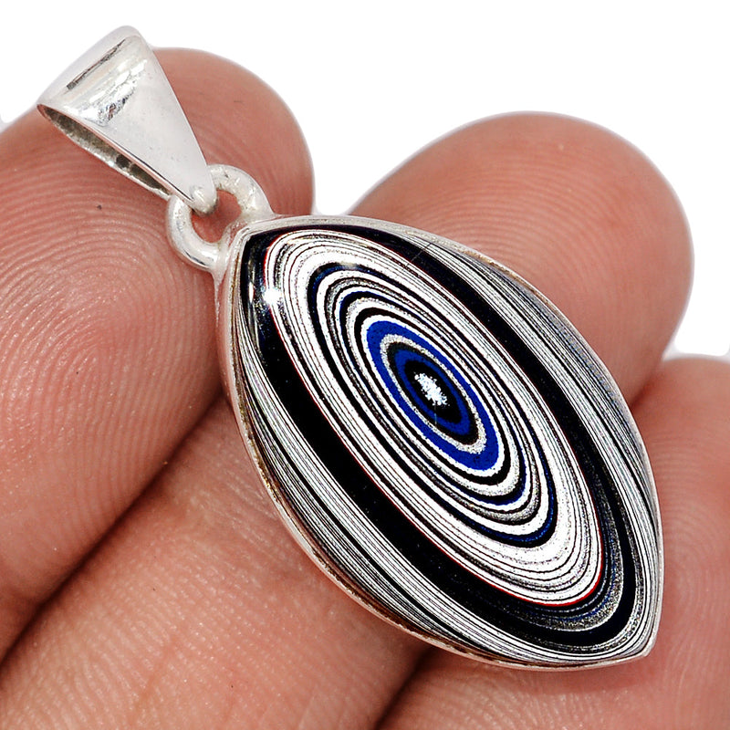 1.5" Fordite Detroit Agate Pendants - FDAP552