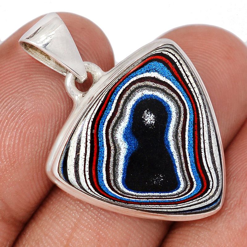 1.3" Fordite Detroit Agate Pendants - FDAP557