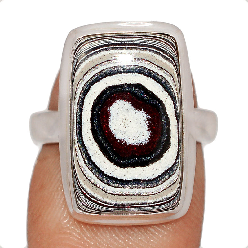 Fordite Detroit Agate Ring - FDAR390