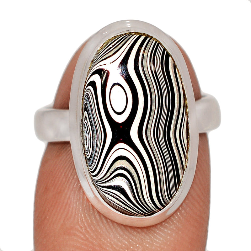 Fordite Detroit Agate Ring - FDAR393
