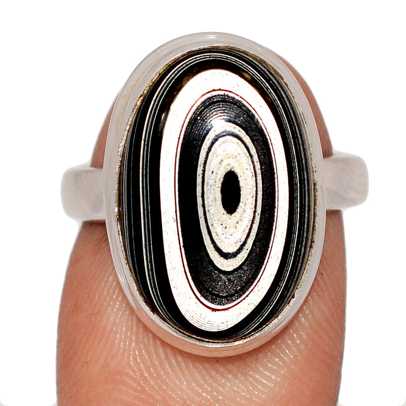 Fordite Detroit Agate Ring - FDAR400