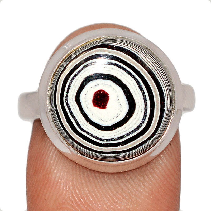 Fordite Detroit Agate Ring - FDAR402