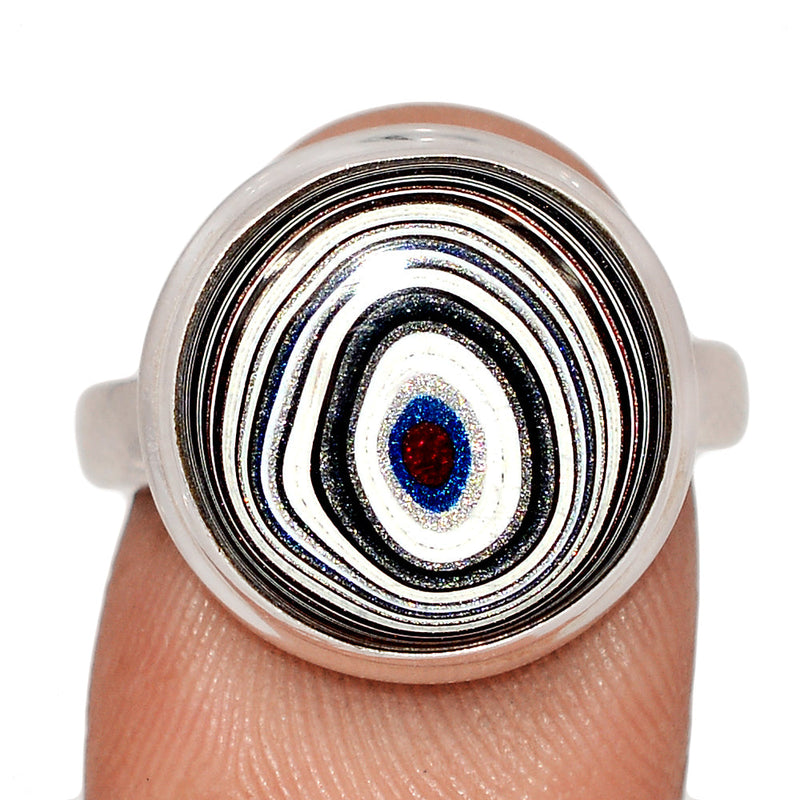 Fordite Detroit Agate Ring - FDAR404