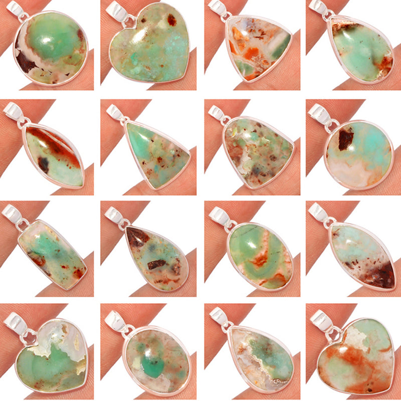 100 Grams Mix Lot - Aquaprase Pendants - GAAFP4