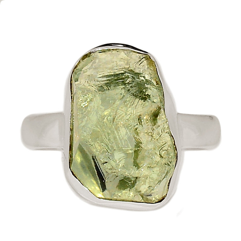 Green Amethyst Rough Ring - GARR338