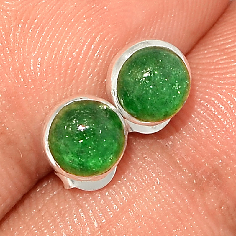 Green Aventurine Studs - GAVS27