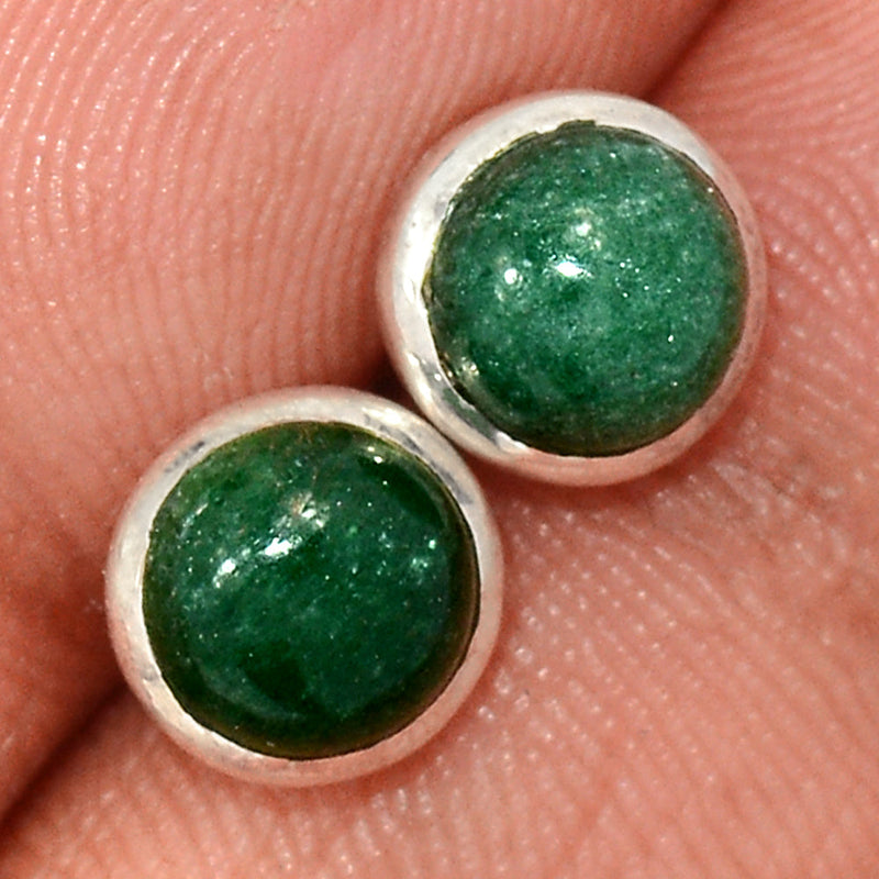 Green Aventurine Studs - GAVS79