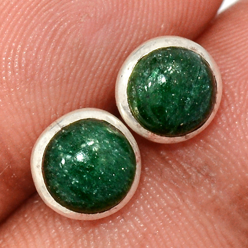 Green Aventurine Studs - GAVS80