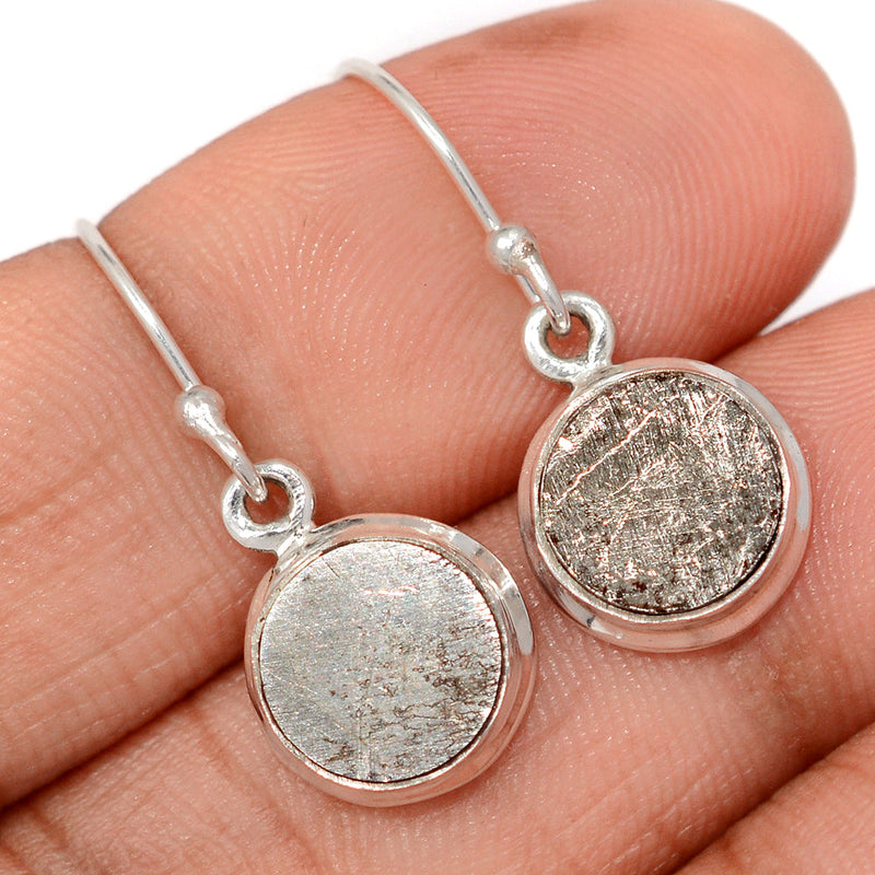 1.1" Muonionalusta Meteorite Sweden Earrings - GBME375