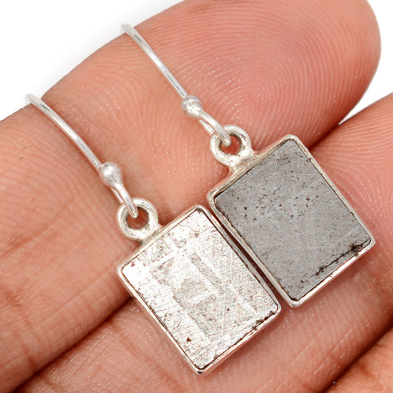 1.2" Muonionalusta Meteorite Sweden Earrings - GBME378