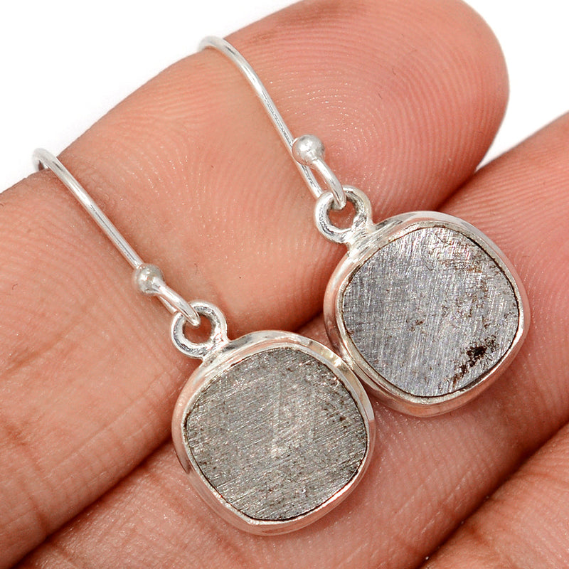 1.1" Muonionalusta Meteorite Sweden Earrings - GBME385