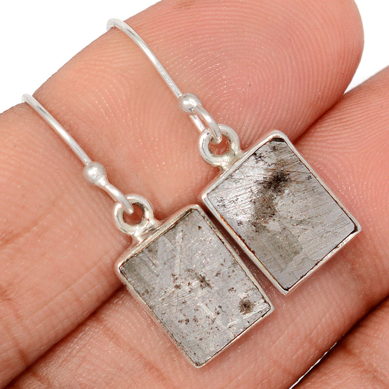 1.2" Muonionalusta Meteorite Sweden Earrings - GBME386
