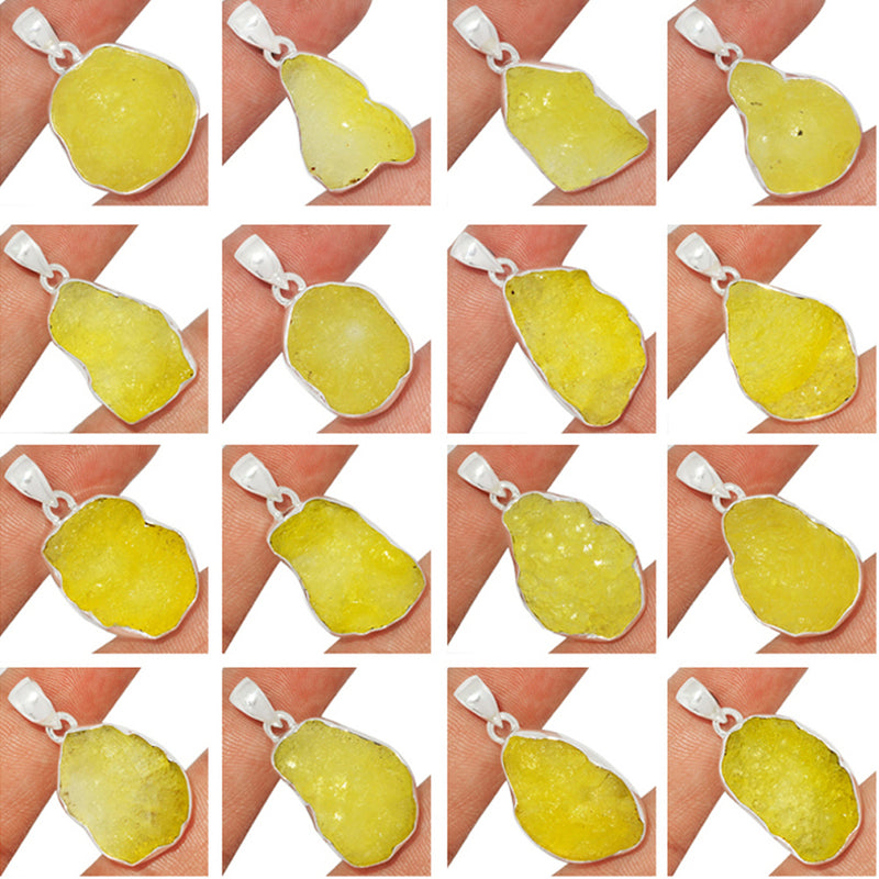 100 Grams Mix Lot - Brucite Rough Pendants - GBRRP4