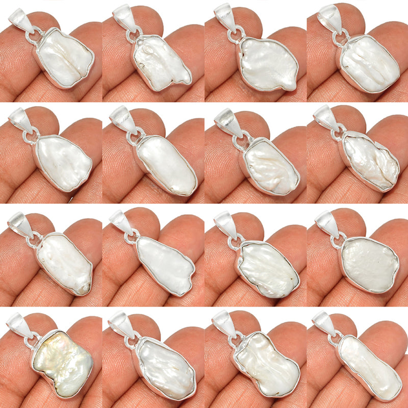 100 Grams Mix Lot - Biwa Pearl Pendants - GBWAP1