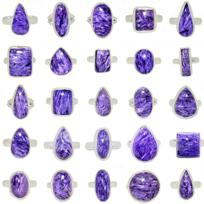 250 Grams Mix Lot - Cheroite Rings - GCROR2