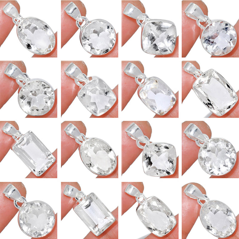 100 Grams Mix Lot - Crystal Pendants - GCRYP7