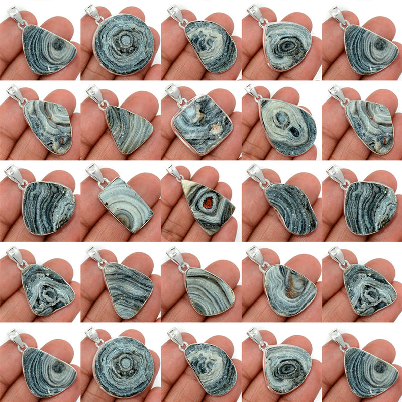 250 Grams Mix Lot - Desert Druzy Pendants - GDRTP2