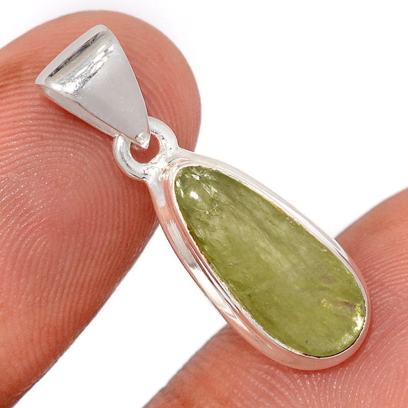 1.1" Green Kyanite Cabochon Pendants - GKCP279