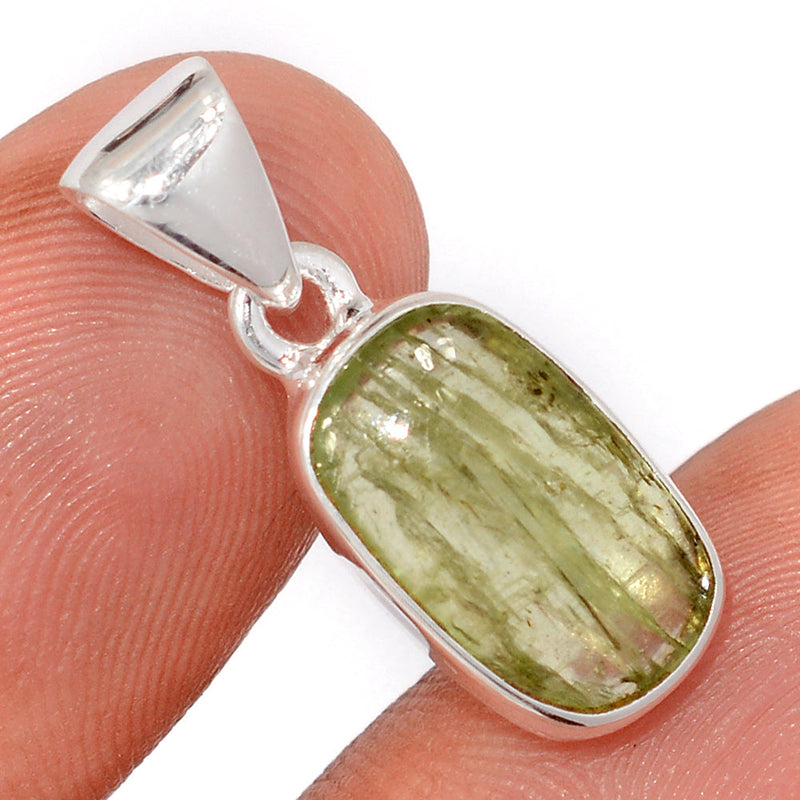 1" Green Kyanite Cabochon Pendants - GKCP280