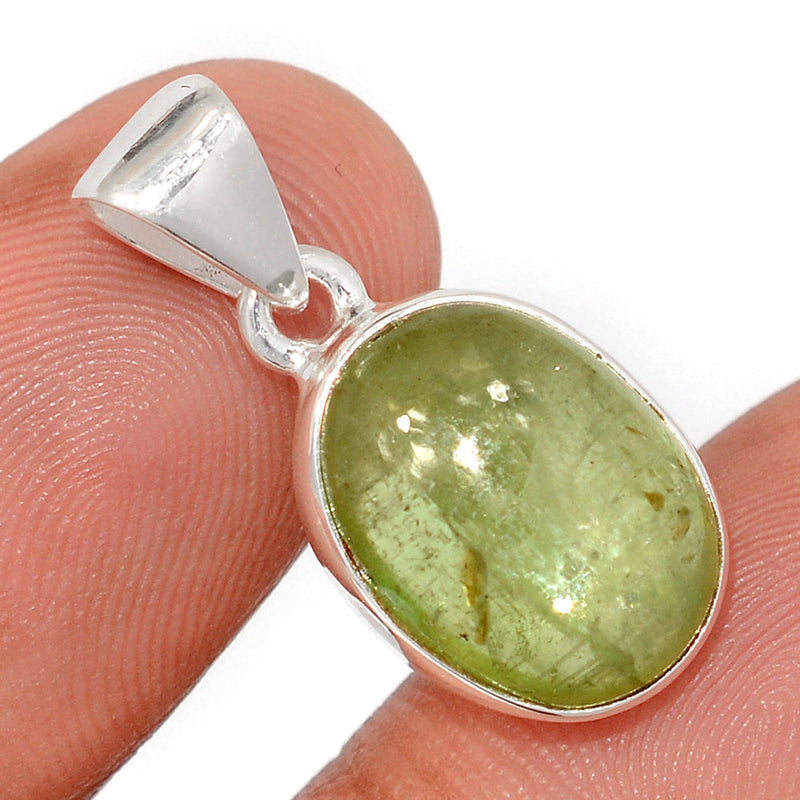 1" Green Kyanite Cabochon Pendants - GKCP282
