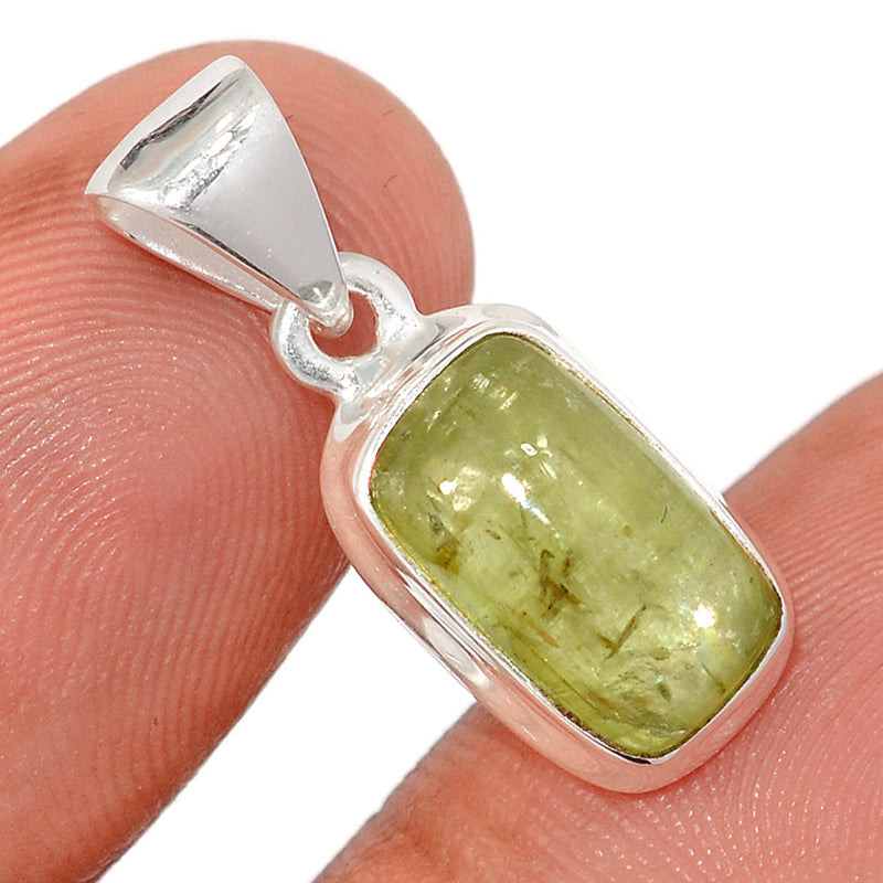 1" Green Kyanite Cabochon Pendants - GKCP286