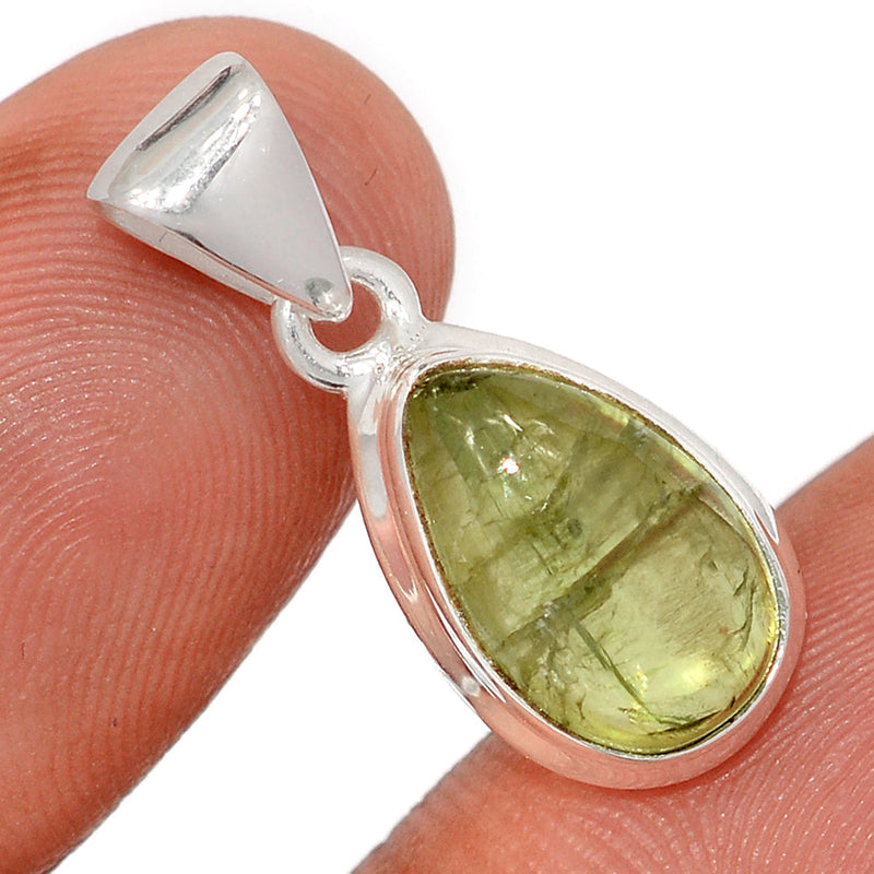 1" Green Kyanite Cabochon Pendants - GKCP287