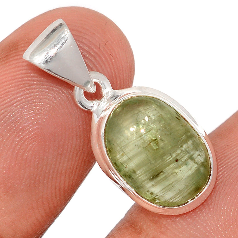 1" Green Kyanite Cabochon Pendants - GKCP289