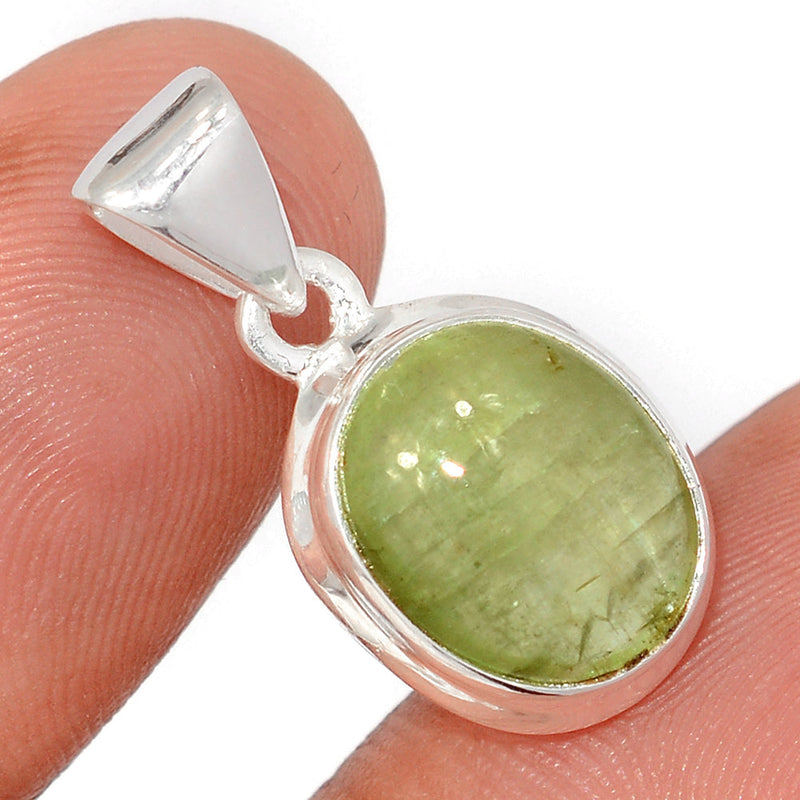 1" Green Kyanite Cabochon Pendants - GKCP291