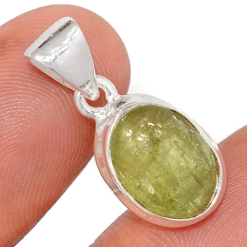 1" Green Kyanite Cabochon Pendants - GKCP292
