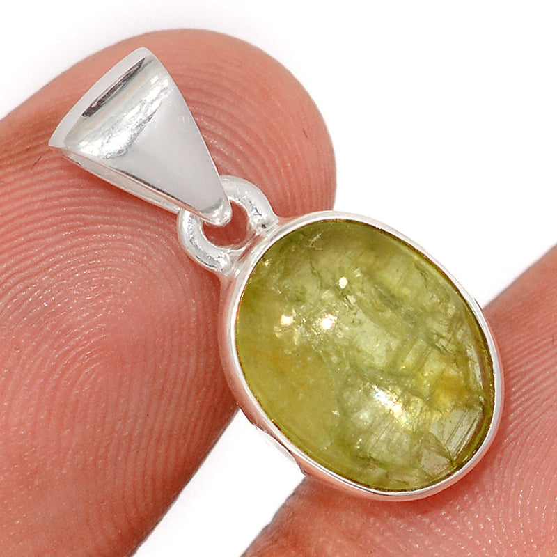 1" Green Kyanite Cabochon Pendants - GKCP293