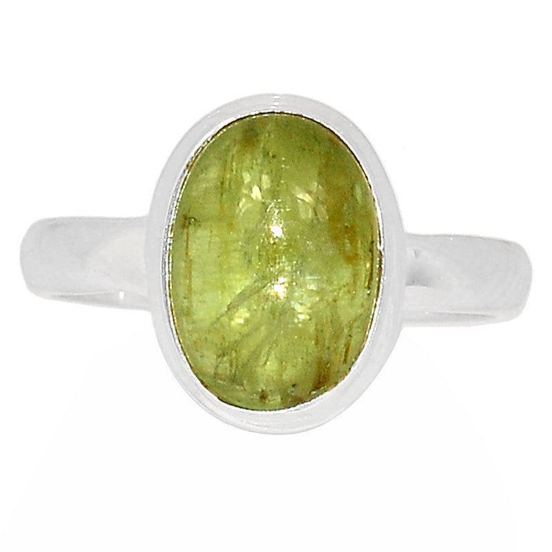 Green Kyanite Cabochon Ring - GKCR211