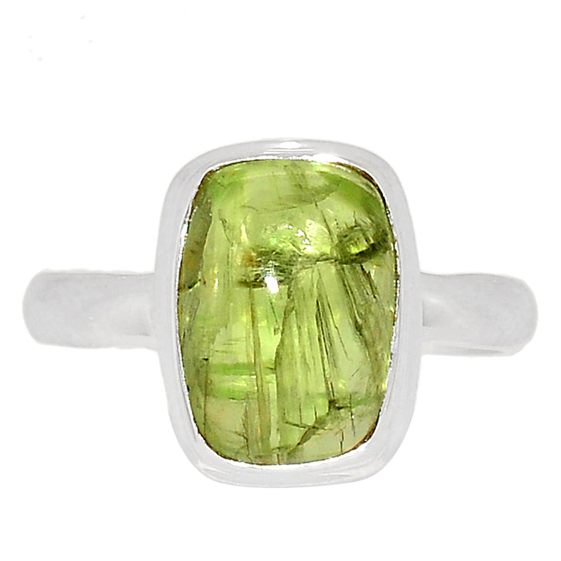 Green Kyanite Cabochon Ring - GKCR239