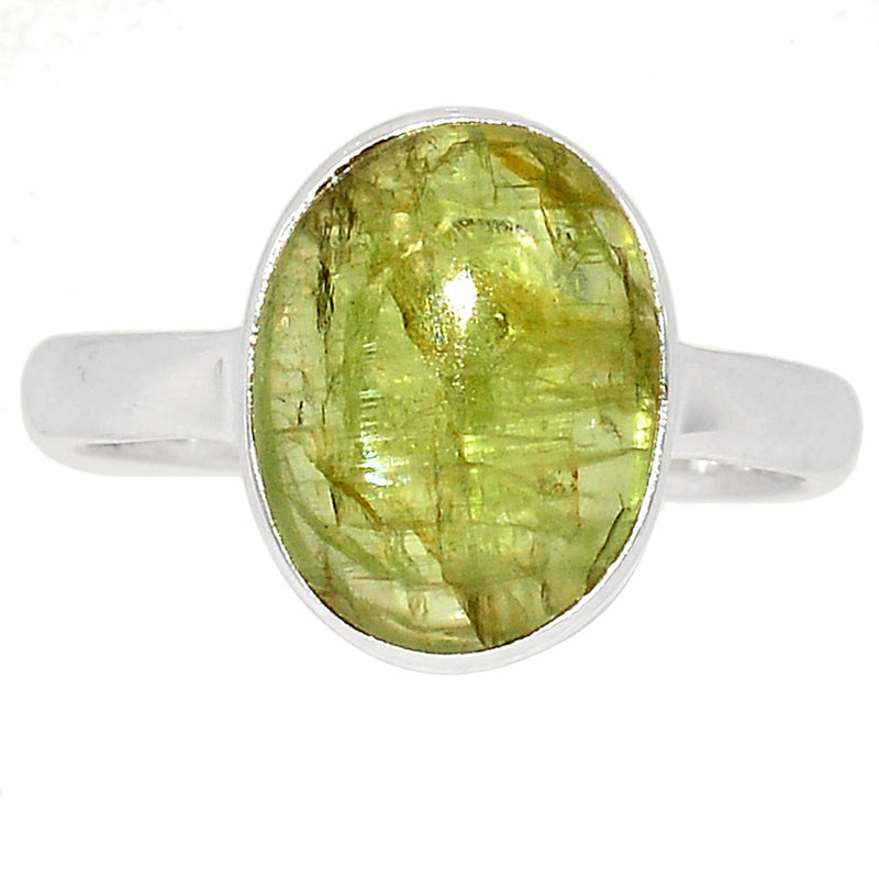 Green Kyanite Cabochon Ring - GKCR249